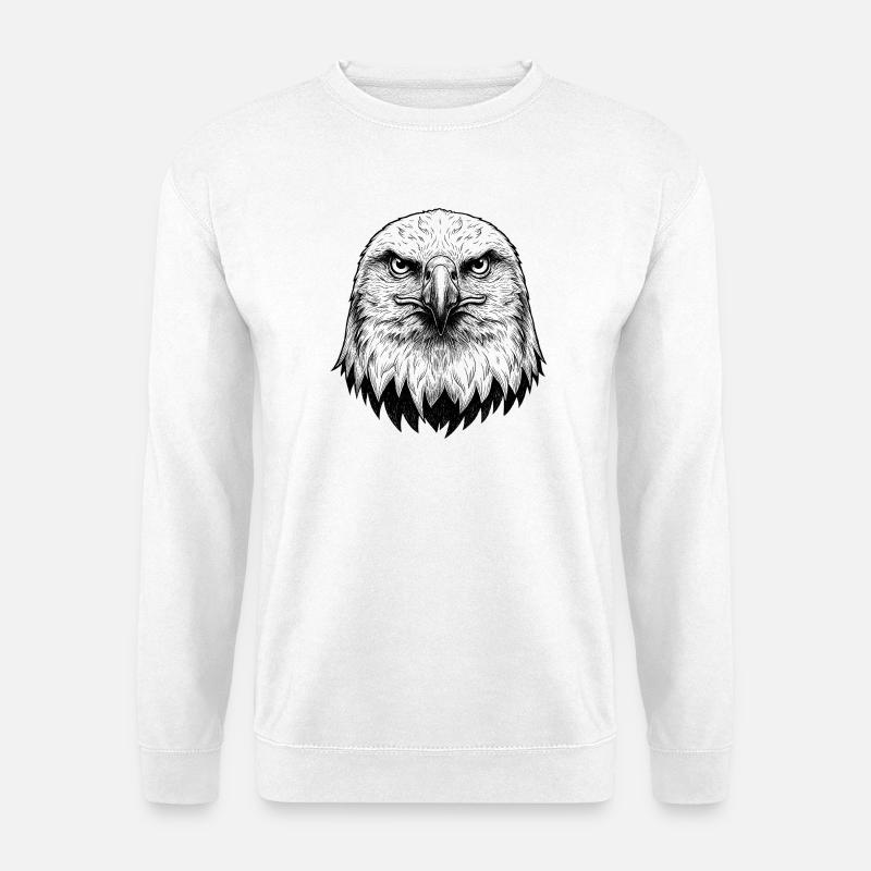 Adler - Unisex Pullover - Weiß