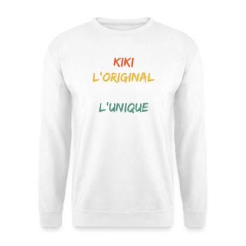 Kiki Original Le Vrai Unique - Sweat-shirt Unisexe - blanc - Devant
