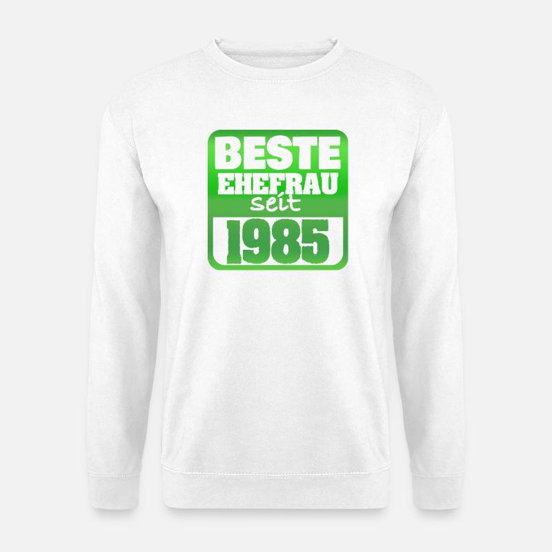 Frau 1985 - Unisex Pullover - Weiß