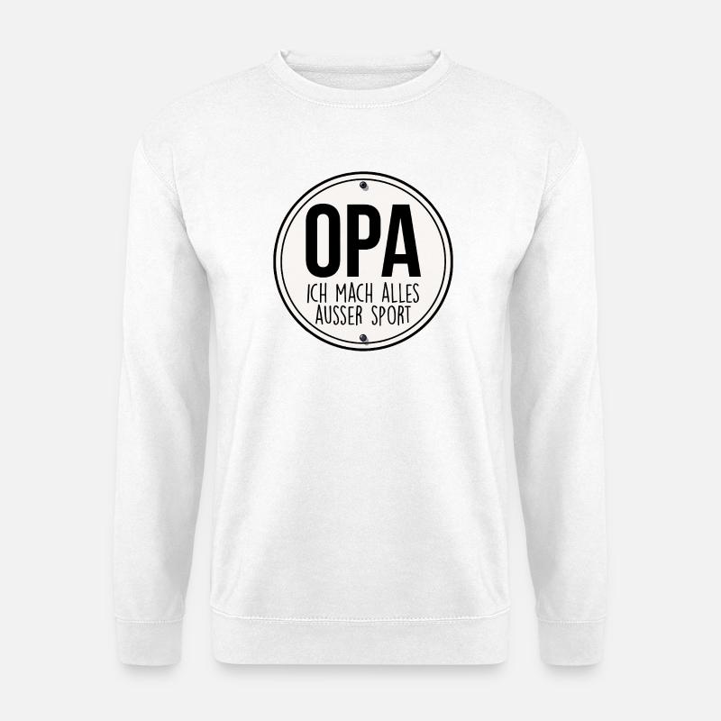 OPA Geschenk Grossvater - Unisex Pullover - Weiß