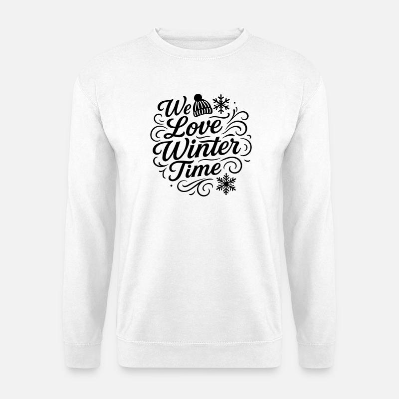 Wir Lieben Winter - Unisex Pullover - Weiß