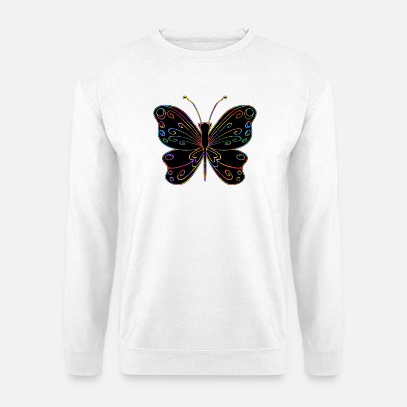 butterfly - Unisex Sweatshirt - white