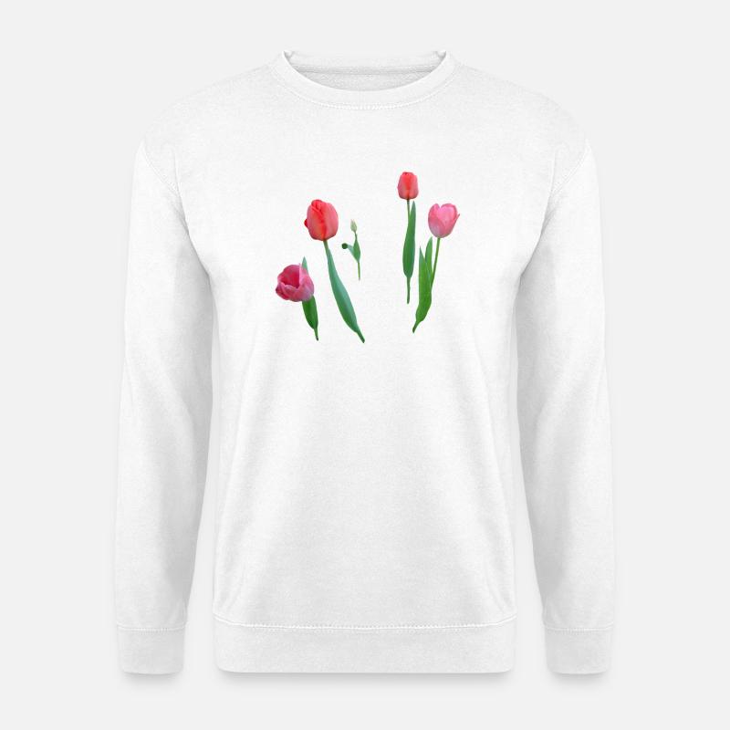 Tulpen - Unisex Pullover - Weiß