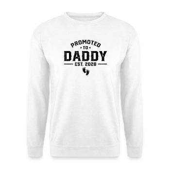 Daddy Est 2026 Daddy To Be New Dad 2026 - Unisex Sweatshirt - white - Front