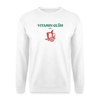 Vitamin Mulled Wine Christmas Market Design Healthy - Unisex Sweatshirt - white - Front