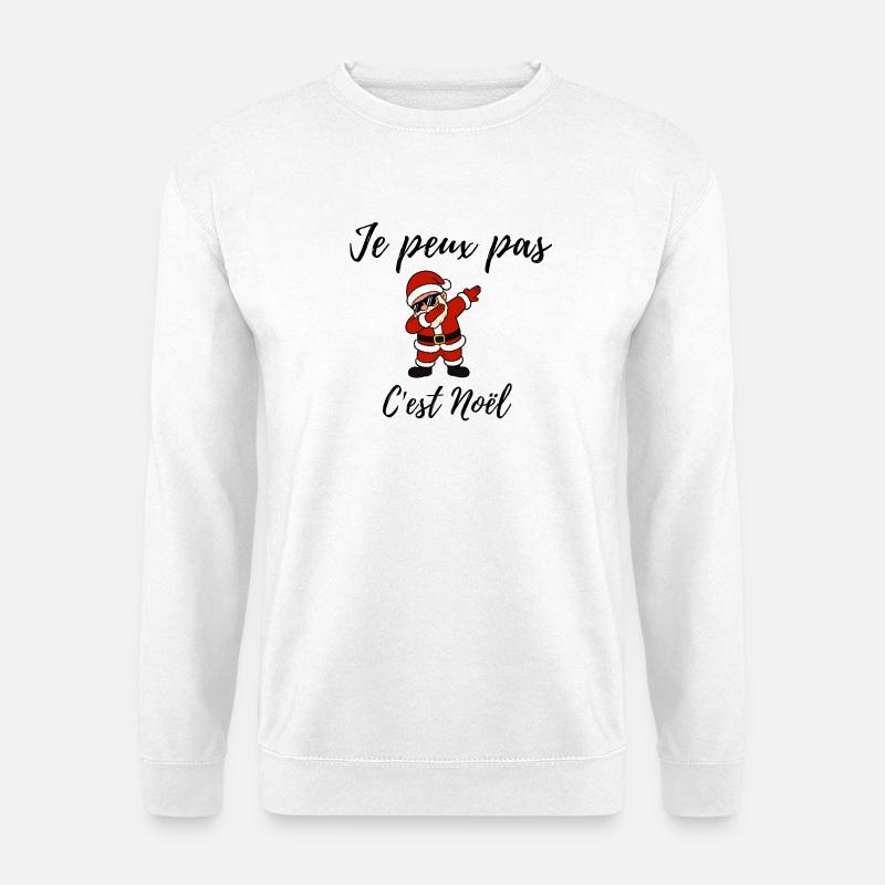 Ich kann nicht, es ist Weihnachten. - Unisex Pullover - Weiß
