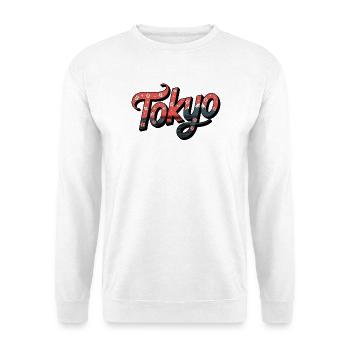 Tokyo - Vintage Japanese Logo - Unisex Sweatshirt - white - Front