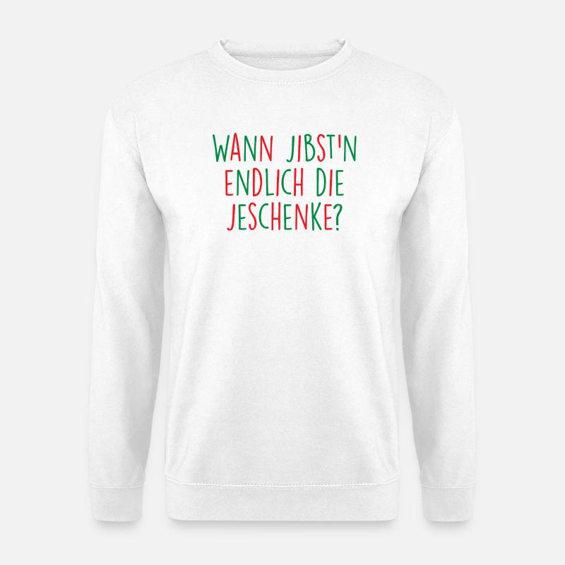 Geschenke Weihnachten - Unisex Pullover - Weiß