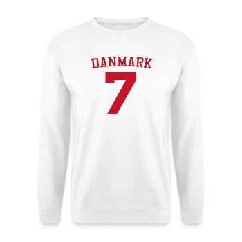 Denmark 7 Sport Design - Unisex Pullover - Weiß - Vorne