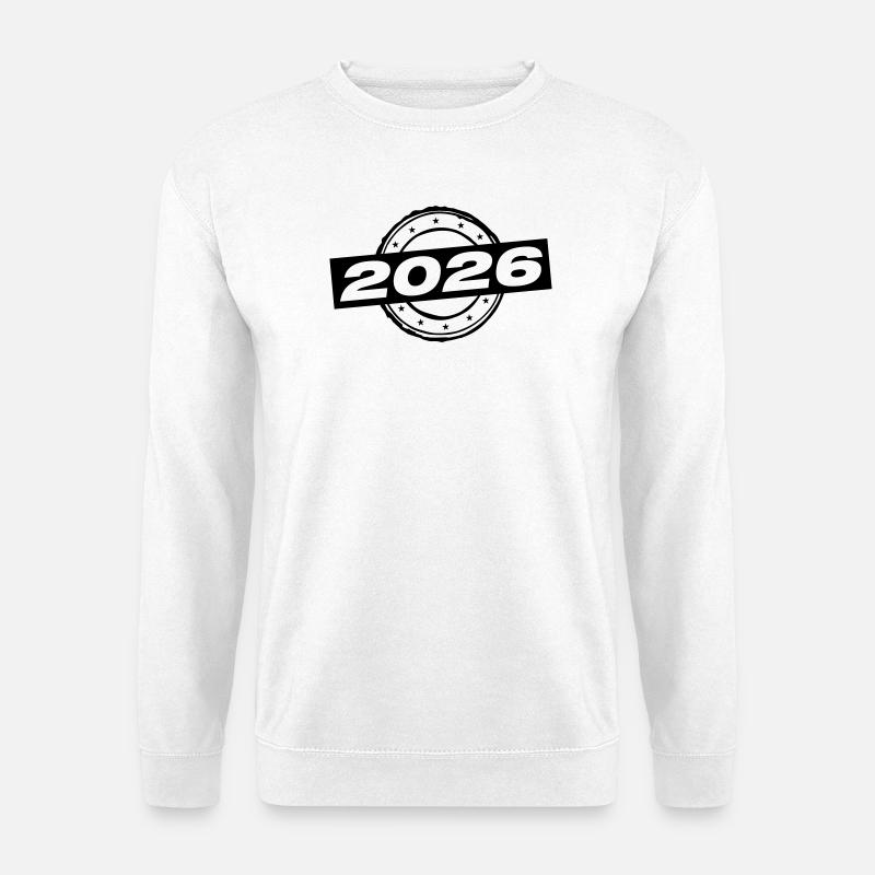 2026 Jahr - Unisex Pullover - Weiß