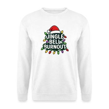 Jingle Bells, Burnout, Christmas, Subtle Humbu - Unisex Sweatshirt - white - Front
