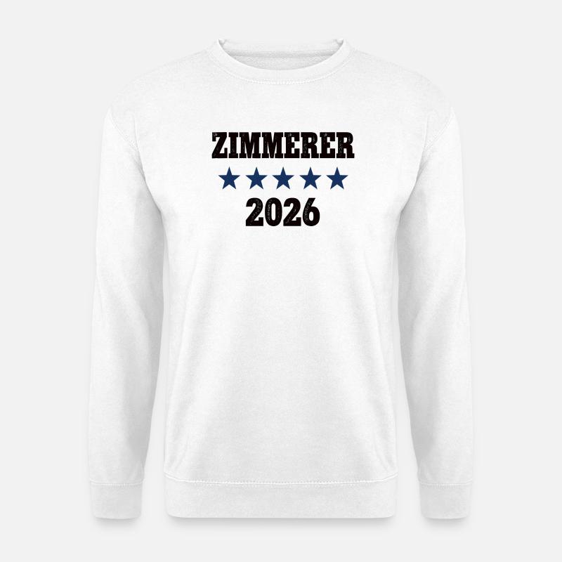 Carpenter 2026 Apprenticeship Examination Master Apprentice - Unisex Sweatshirt - white