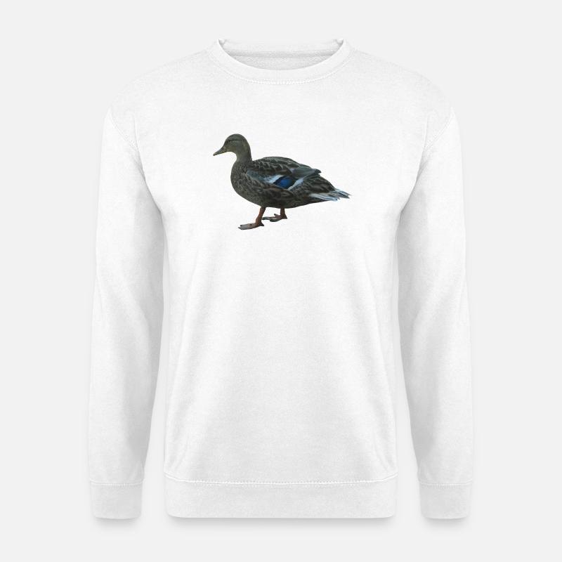 Stockente - Unisex Pullover - Weiß