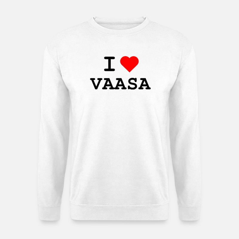 I love Vaasa - Unisex Pullover - Weiß