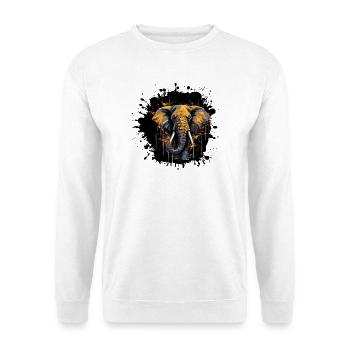 Elephant Splash - Unisex Sweatshirt - white - Front