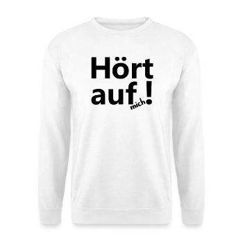 Arrêter - Sweat-shirt Unisexe - blanc - Devant