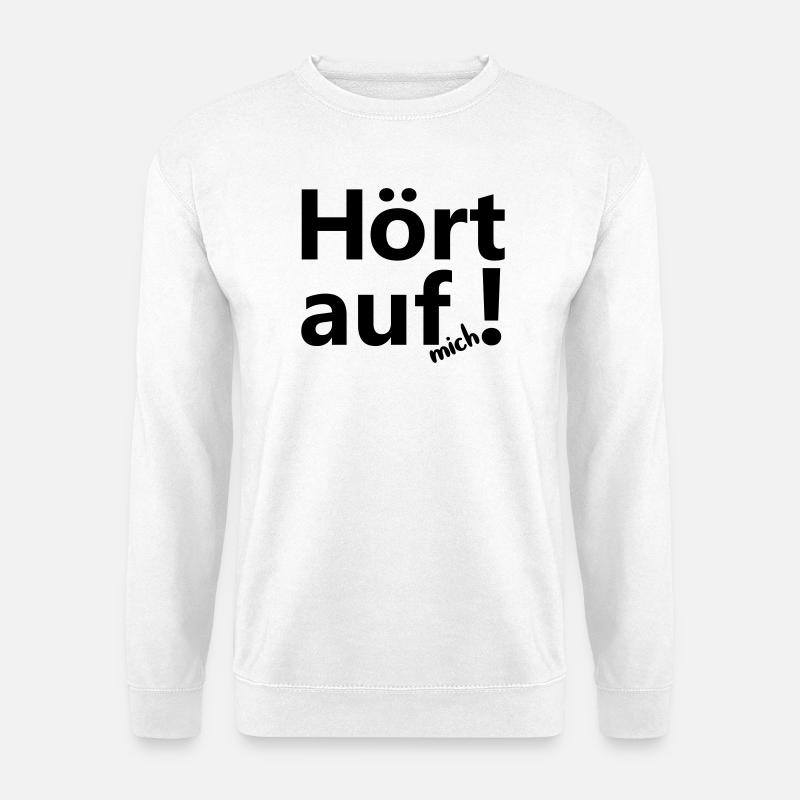 Stop - Unisex Sweatshirt - white