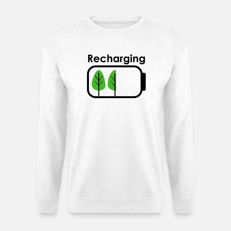 Nachladend - Unisex Pullover - Weiß