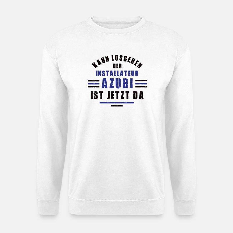 Trainee Plumber Apprenticeship Training Trainee - Unisex Sweatshirt - white