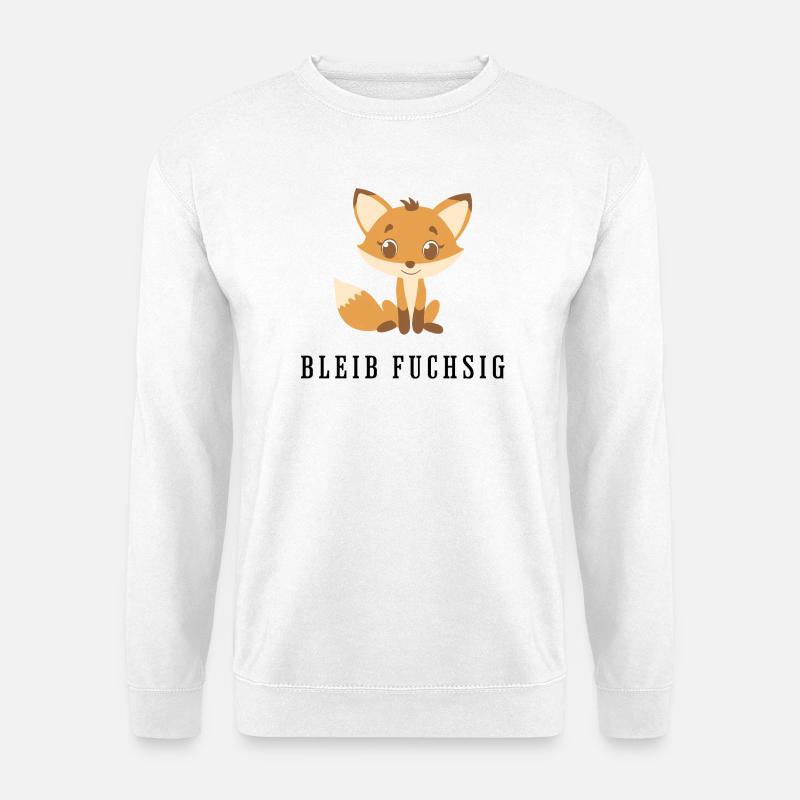 Kuscheliger Fuchsfreund - Unisex Pullover - Weiß