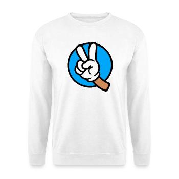 Yesss! - Sweat-shirt Unisexe - blanc - Devant