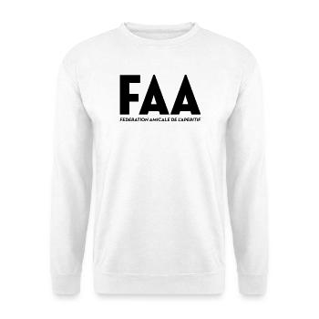 FAA, French Aperitif Federation - Unisex Sweatshirt - white - Front