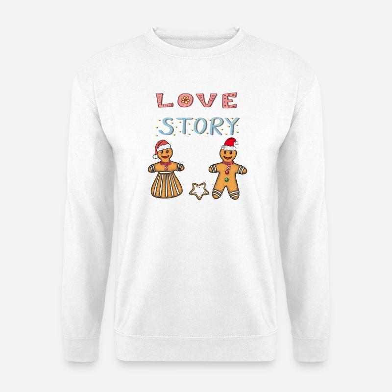  Pfefferkuchen - Unisex Pullover - Weiß