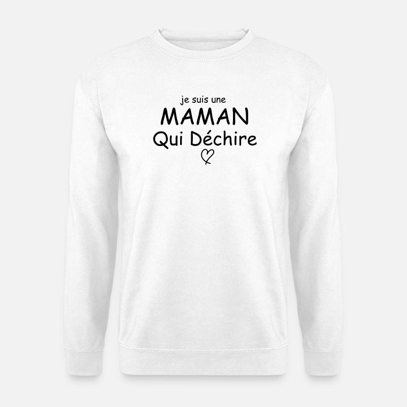 I'm a Killer MOM - Unisex Sweatshirt - white