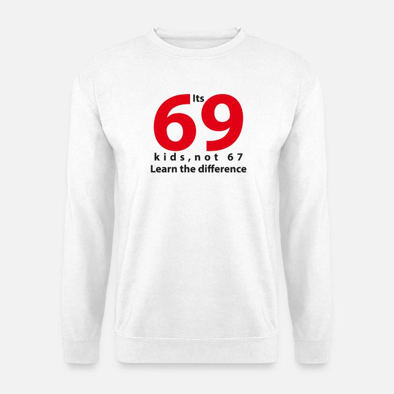 its_69 Note 67 Schwarz - Unisex Pullover - Weiß