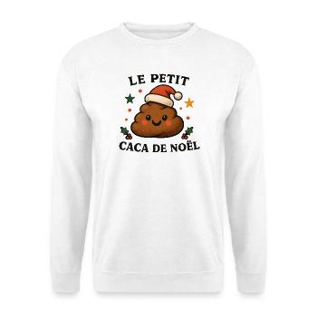 The Little Christmas Poop - Unisex Sweatshirt - white - Front