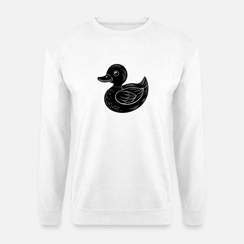 Spielzeugente - Unisex Pullover - Weiß