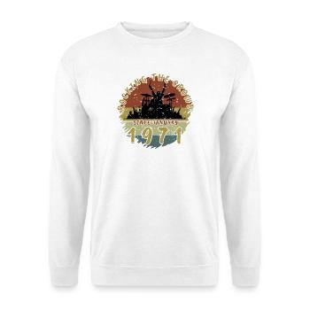 55e anniversaire Faire vibrer la foule DRM 01/1971 - Sweat-shirt Unisexe - blanc - Devant