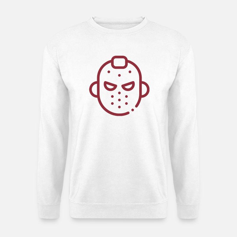 Maskensymbol - Unisex Pullover - Weiß