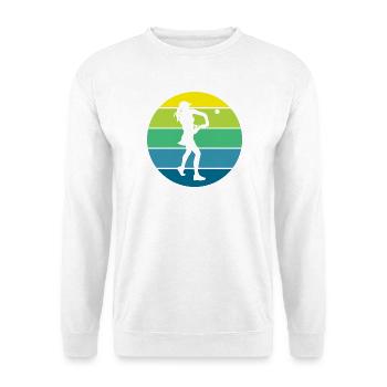 tennis - Unisex Sweatshirt - white - Front