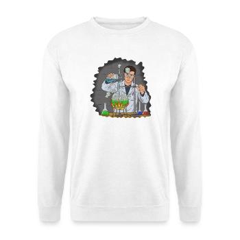 Maître expérimentateur en chimie du feu - Sweat-shirt Unisexe - blanc - Devant