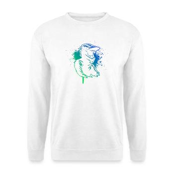 Compact motocross design for motocross - Unisex Sweatshirt - white - Front
