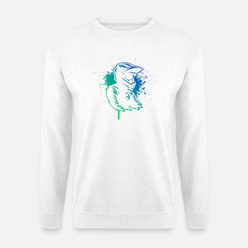 Conception compacte du motocross - Sweat-shirt Unisexe - blanc