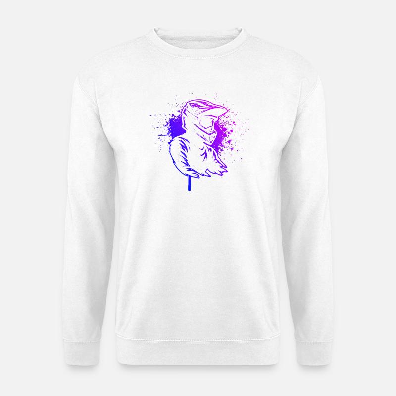 Motocross Fans aufgepasst schlichtes Statement - Unisex Pullover - Weiß