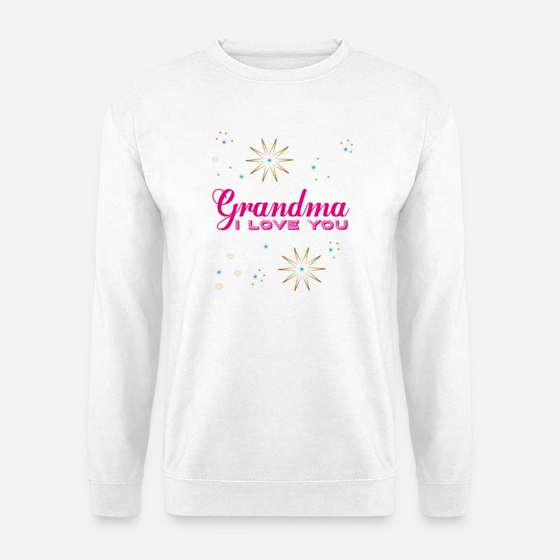 Oma ich liebe dich - Unisex Pullover - Weiß