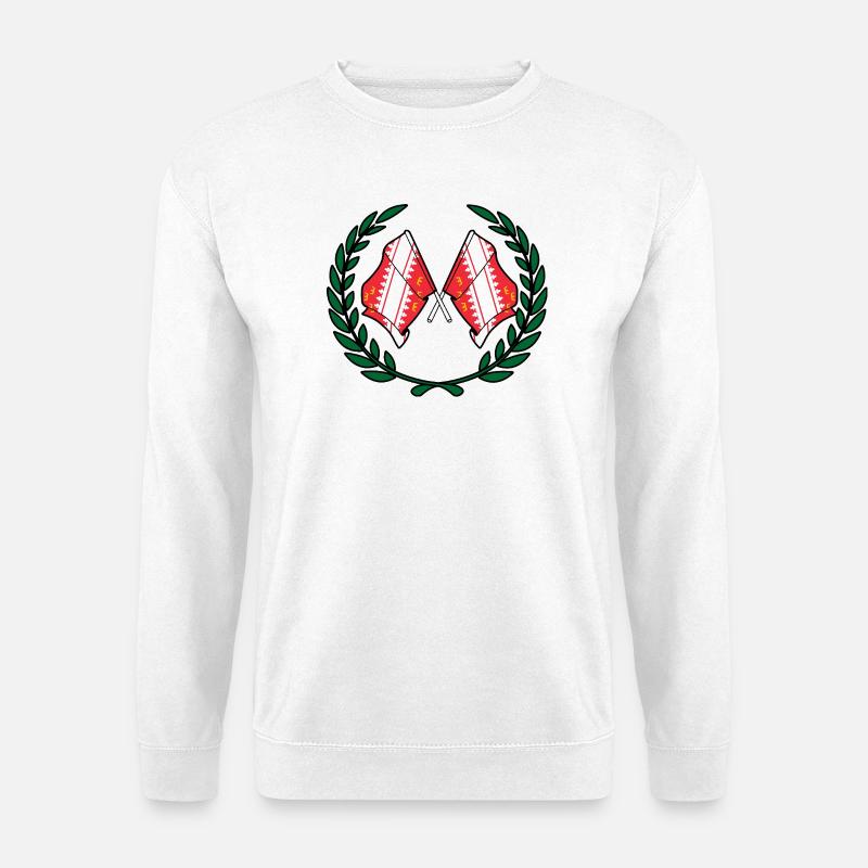 Elsass-Lorbeerkranz - Unisex Pullover - Weiß