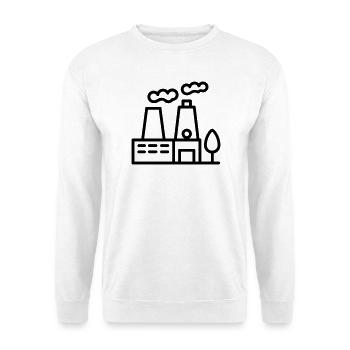 Eco-friendly factory - Unisex Sweatshirt - white - Front