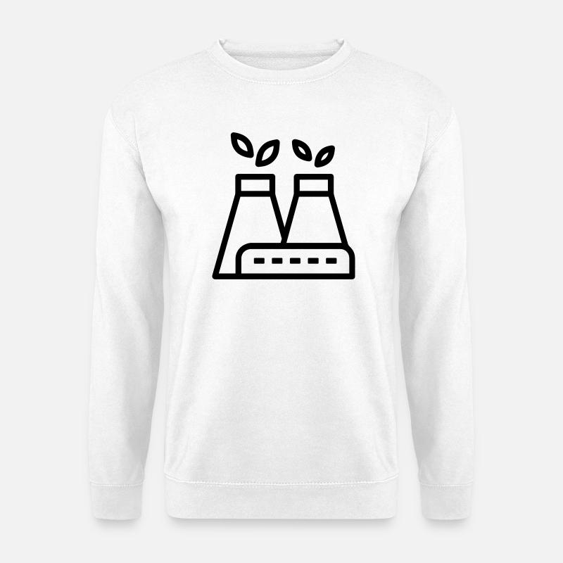 Umweltfreundliche Fabrik - Unisex Pullover - Weiß