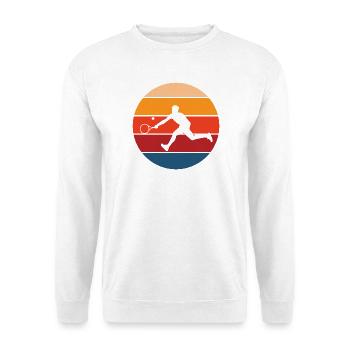 Tennis - Unisex Pullover - Weiß - Vorne