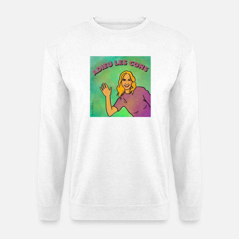 Auf Wiedersehen, Idioten - Unisex Pullover - Weiß