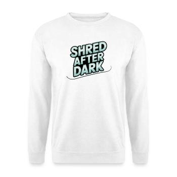 Shred after midnight - Unisex Sweatshirt - white - Front