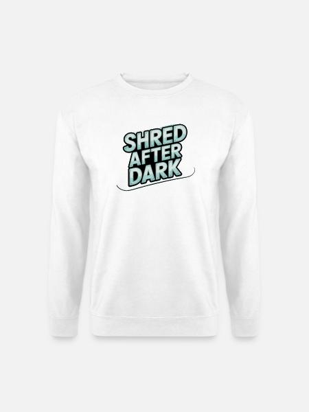 Shred after midnight - Unisex Sweatshirt - white