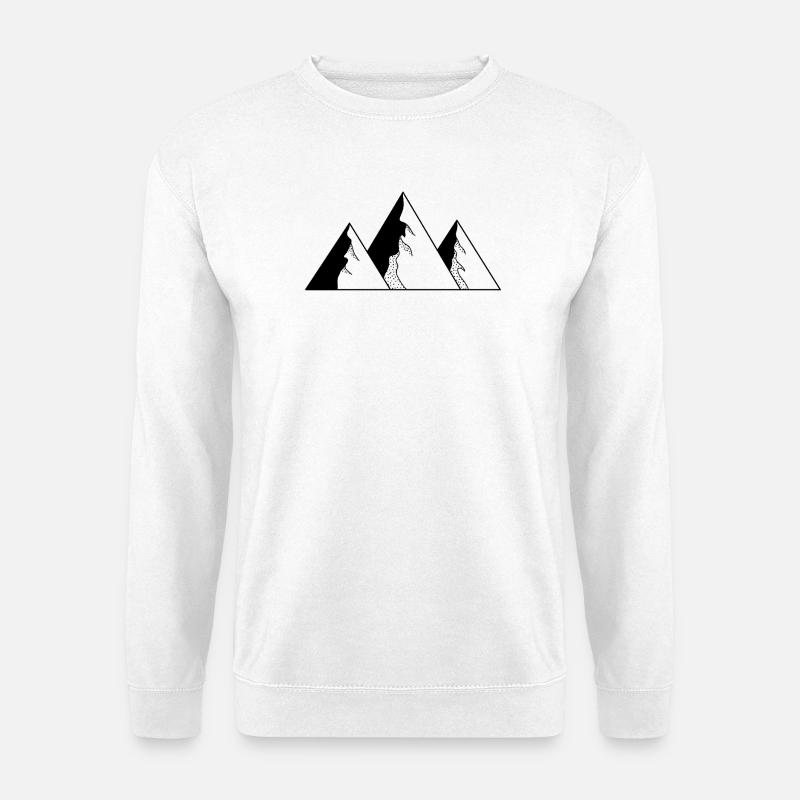 Mountains - Unisex Sweatshirt - white