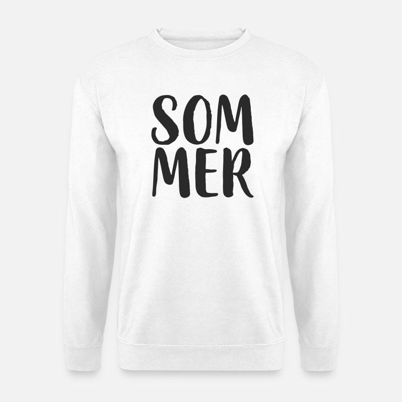 Sommer Handlettering Stil - Unisex Pullover - Weiß