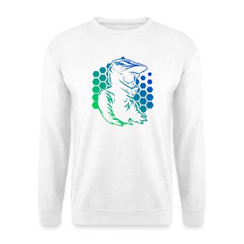 Attention fans de motocross, déclaration simple - Sweat-shirt Unisexe - blanc - Devant