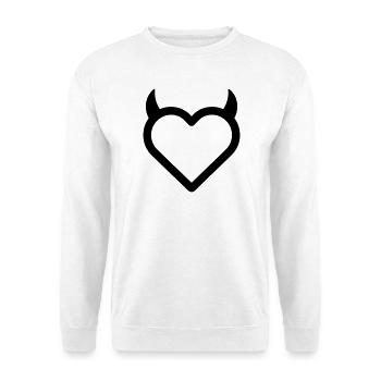 Demon Heart - Unisex Sweatshirt - white - Front